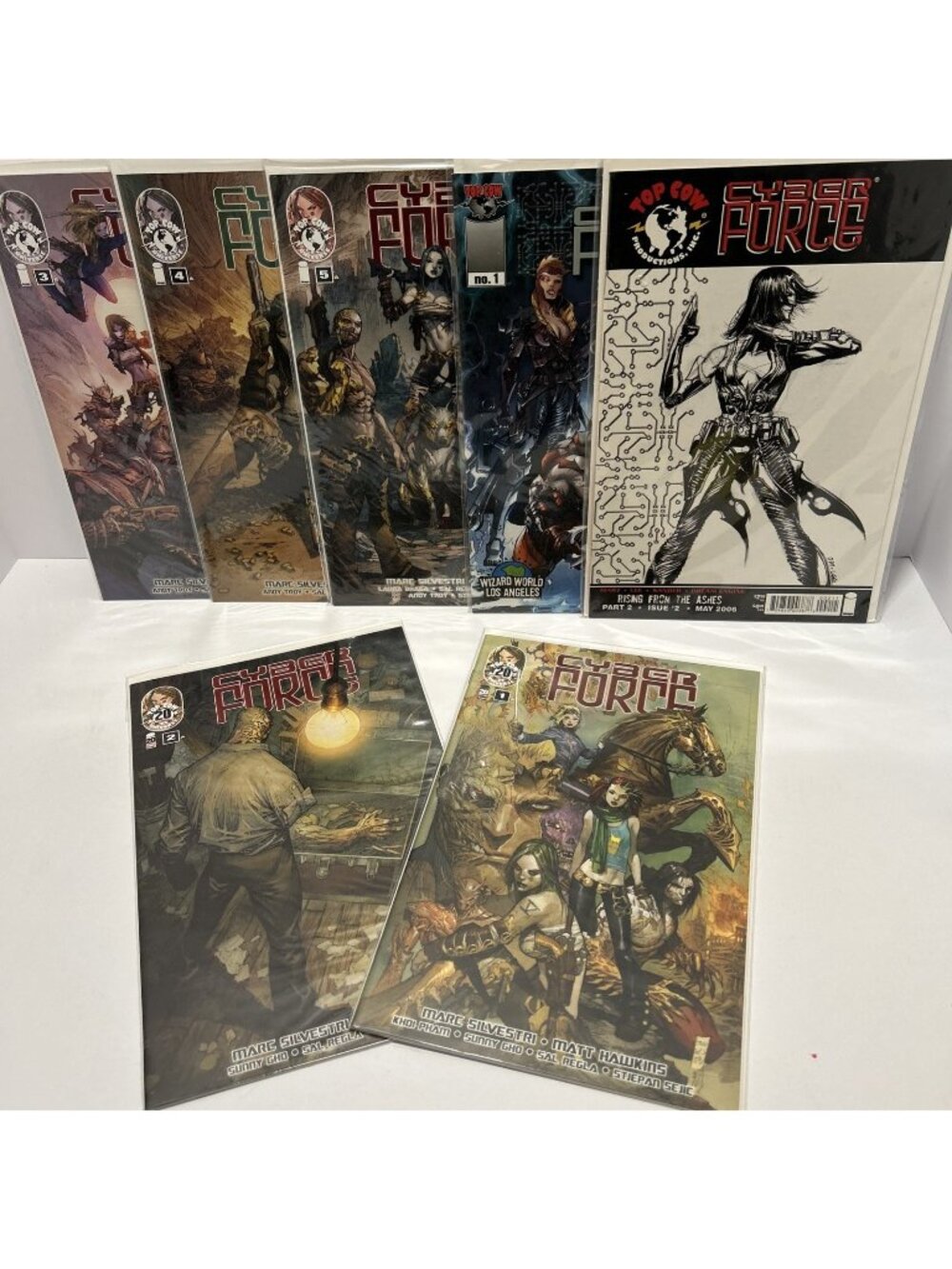 Cyber Force Volume 4 1 ~ 2 ~ 3 ~ 4 ~ 5  V3 #1 Lot  Silvestri Top Cow Image Comic
